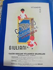 1950 CALCIO AMARO MEDICINALE GIULIANI MILANO