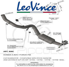 8095 KIT COLLETTORI LEOVINCE HONDA X-ADV 750 2017 2018 2019 2020 2021 2022 2023