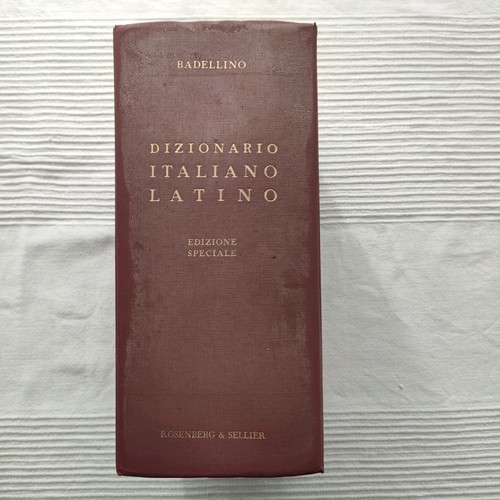 Dizionario italiano latino - dizionario, italiano-latino