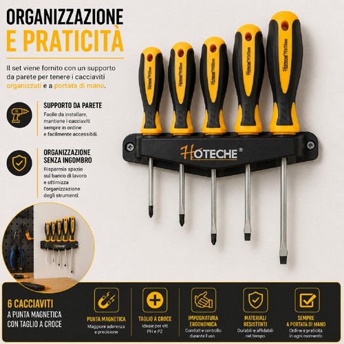 Set cacciaviti con punta - set,