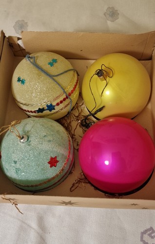 Palle natale vintage - palle,