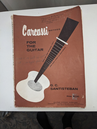 Metodo carcassi per chitarra - metodo,