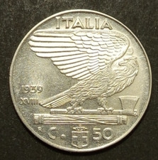 Centesimi lire impero - impero, 1936