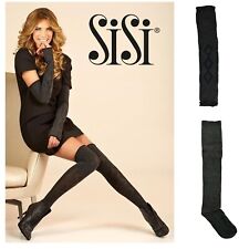 SISI Parigina o manicotto calza donna alta a ginocchio calzettoni viscosa guanti