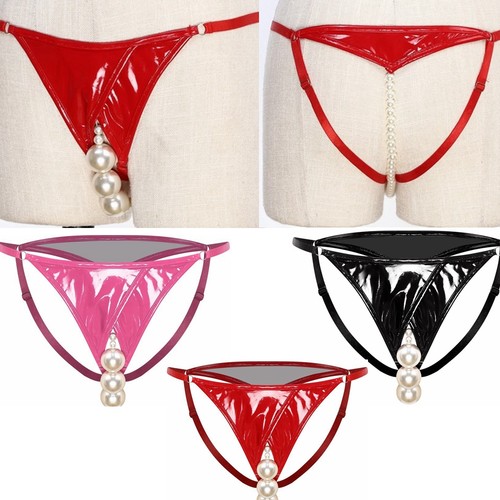 Perizoma donna sexy ecopelle