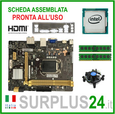 ASUS H81M-E/M52AD/DP_MB + i7-4770K + 16GB + Wi-Fi |Kit Sch. Madre 1150 I/O #2570