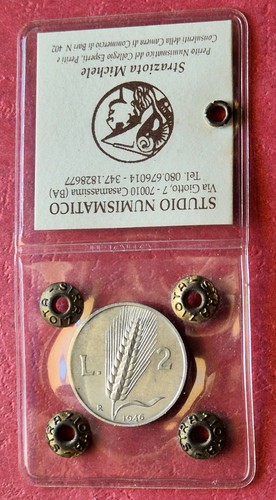 Lire 1946 spiga perizia - lire, fdc
