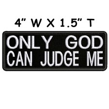 Solo Dio può giudicarmi toppa