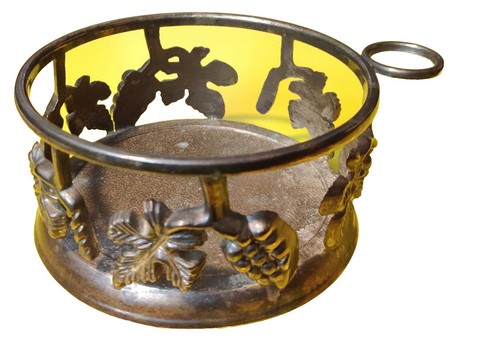 Vtg silver plate wine - silver,