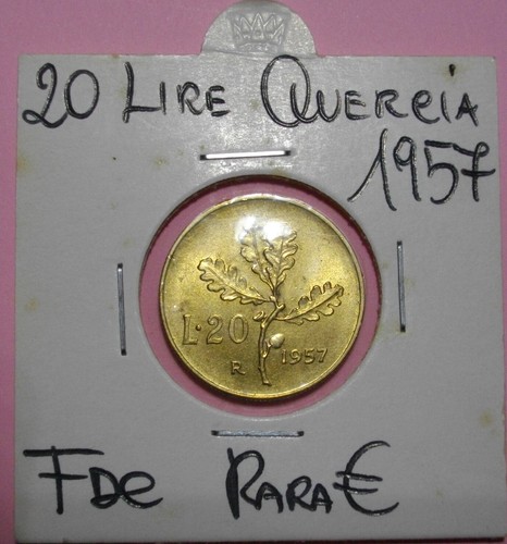 Lire 1957 fdc uncirculated - lire,