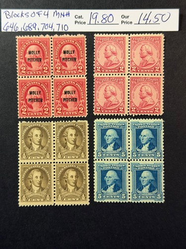 Scott 646 689 - 646,, 704,
