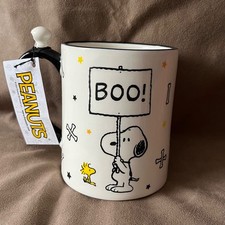 Tazza Tazza Halloween Ufficiale Snoopy Woodstock Arachidi Boo Skull Nuova