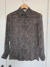 Camicia con bottoni in seta