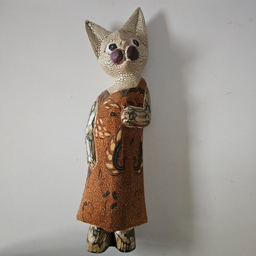 Soprammobile gatto legno - gatto, in