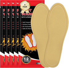 5 Paia Scalda Suola,Suole Termiche Extra Calde,Solette Riscaldanti per Piedi,Sca