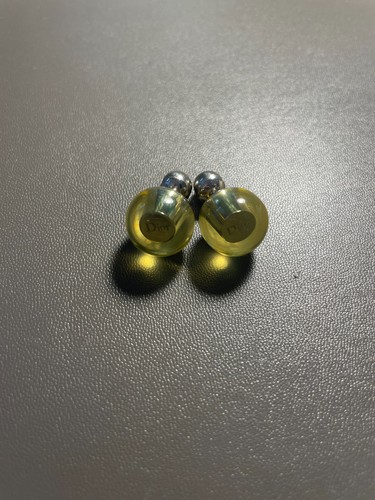 Orecchini dior sfera gialla - orecchini,
