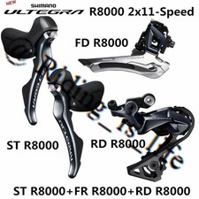 Gruppo Shimano Ultegra R8000 2X11 22 velocità ST-R8000+FD-R8000+RD R8000 SS 3 pezzi