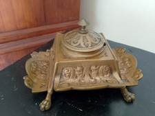 Antico Calamaio In Bronzo