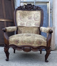 poltrona carlo x noce