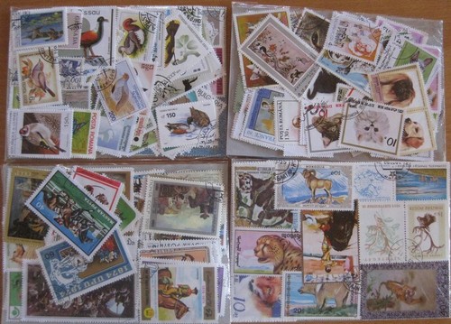 500 francobolli diversi