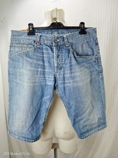 Articolo e3207 short uomo Dondup blu, taglia W35 IT49, vita 45cm, fianchi 50cm,