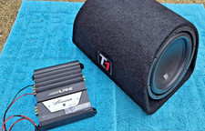 T1 Audio T1-10AT Subwoofer Portato e Amplificatore Alpine V-Power MRP-T220 - LEGGI