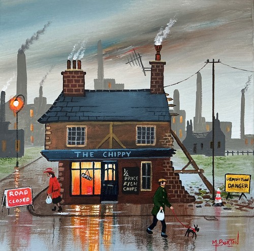 Mal burton original - original, oil