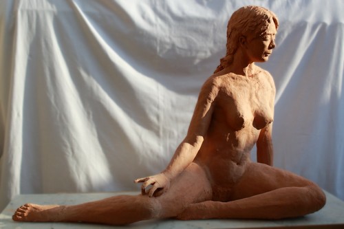 Scultura terracotta da - in,
