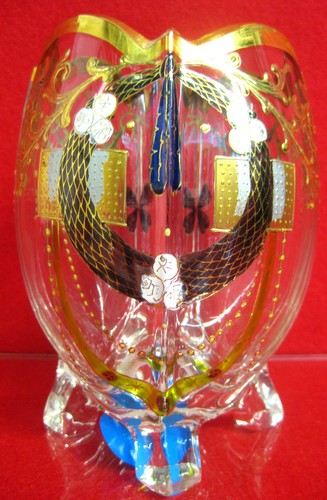 Harrach art nouveau vaso - nouveau, oro