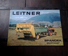 LEITNER SPANDEX UNIVERSAL RIMORCHI FATTORIA TRAILER Brochure PROSPEKT 