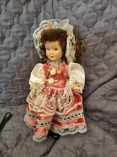 BAMBOLA PORCELLANA Come Da Foto . Da Collezione Personale.  Vintage. Altezza 22