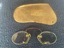 Antichi Occhiali Pince-Nez L