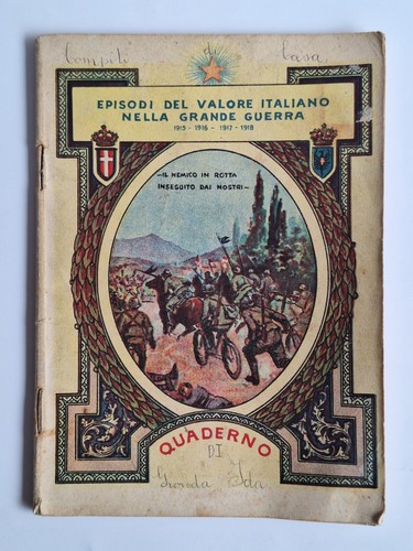 Cartaceo ww1 1918 quaderno - ww1,