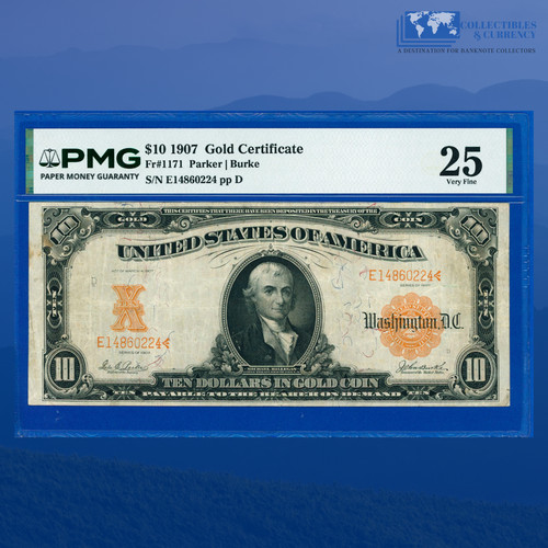 1171 1907 10 - 1907, dollari