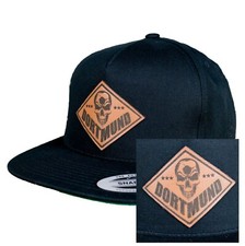 Berretto patch pelle calcio