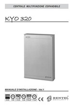 Manuale installazione centrale antintrusione Bentel Kyo 320 - Volume 1