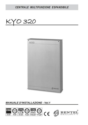 Manuale installazione centrale