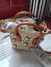 zara mini borsa intrecciata