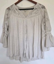 Adiva Women's Ivory Size Large