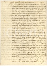 1760 MONTICHIARI Vendita censo Lorenzo BERIOLA a Francesco TRECANI - Manoscritto