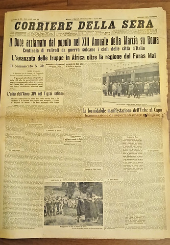 Fascismo xiii della marcia su - marcia,
