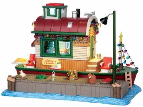 Lemax houseboat celebration - lemax,