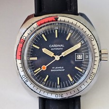 CARDINAL-AUTOMATIC-20 ATMOS-OVERSIZE (40,5 MM)-ACCIAIO-SUB 200 M-CALIBRO FE 5612