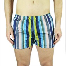 Mens Swimsuit Striped Boxer