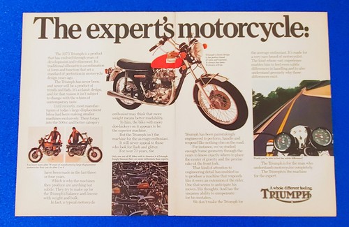 Pubblicità triumph trident - pubblicità,