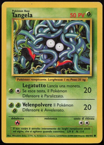 Pokemon tcg tangela - tangela, 66/102
