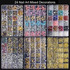 24 Griglie Miste Nail Art