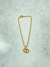 Bracciale Dior Christian GD logo oro donna