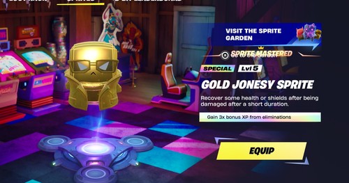 Gold jonesy sprite livello 5 - gold,