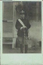 Fotografia Militari Ufficiale sciabola f. piccolo non spedita